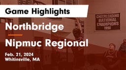 Northbridge  vs Nipmuc Regional  Game Highlights - Feb. 21, 2024