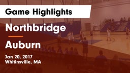 Northbridge  vs Auburn  Game Highlights - Jan 20, 2017