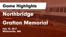 Northbridge  vs Grafton Memorial  Game Highlights - Feb 10, 2017