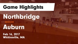 Northbridge  vs Auburn  Game Highlights - Feb 16, 2017