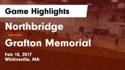 Northbridge  vs Grafton Memorial  Game Highlights - Feb 18, 2017