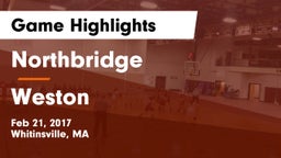 Northbridge  vs Weston  Game Highlights - Feb 21, 2017