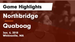 Northbridge  vs Quaboag  Game Highlights - Jan. 6, 2018