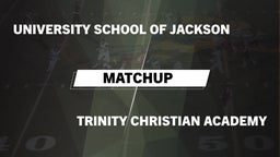 Matchup: University School vs. Trinity Christian 2016