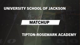 Matchup: University School vs. Tipton-Rosemark Academy 2016