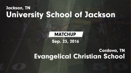 Matchup: University School vs. Evangelical Christian School 2016