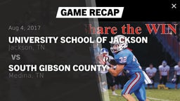 Recap: University School of Jackson vs. South Gibson County  2017
