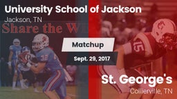 Matchup: University School vs. St. George's  2017