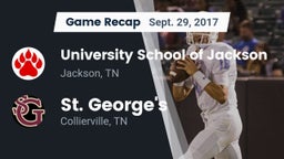 Recap: University School of Jackson vs. St. George's  2017