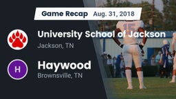 Recap: University School of Jackson vs. Haywood  2018