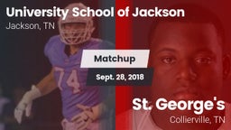 Matchup: University School vs. St. George's  2018