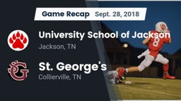 Recap: University School of Jackson vs. St. George's  2018