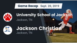Recap: University School of Jackson vs. Jackson Christian  2019