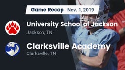 Recap: University School of Jackson vs. Clarksville Academy 2019