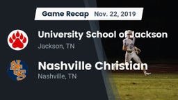 Recap: University School of Jackson vs. Nashville Christian  2019