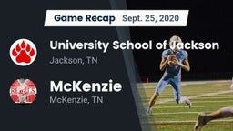Recap: University School of Jackson vs. McKenzie  2020