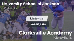Matchup: University School vs. Clarksville Academy 2020