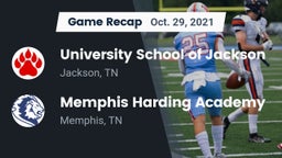 Recap: University School of Jackson vs. Memphis Harding Academy 2021