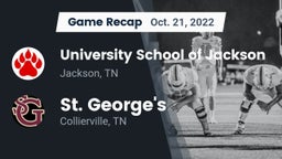 Recap: University School of Jackson vs. St. George's  2022