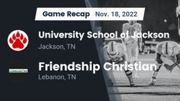 Recap: University School of Jackson vs. Friendship Christian  2022