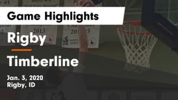 Rigby  vs Timberline  Game Highlights - Jan. 3, 2020