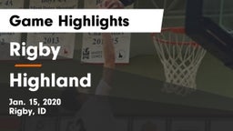 Rigby  vs Highland  Game Highlights - Jan. 15, 2020