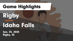 Rigby  vs Idaho Falls  Game Highlights - Jan. 25, 2020