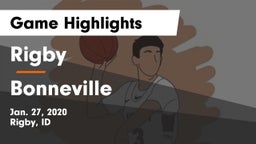 Rigby  vs Bonneville  Game Highlights - Jan. 27, 2020