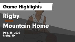 Rigby  vs Mountain Home  Game Highlights - Dec. 29, 2020