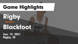 Rigby  vs Blackfoot  Game Highlights - Jan. 19, 2021