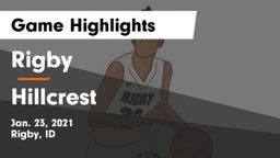 Rigby  vs Hillcrest  Game Highlights - Jan. 23, 2021