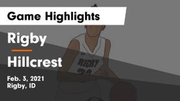 Rigby  vs Hillcrest  Game Highlights - Feb. 3, 2021