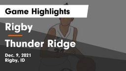 Rigby  vs Thunder Ridge  Game Highlights - Dec. 9, 2021