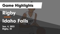 Rigby  vs Idaho Falls  Game Highlights - Jan. 4, 2022