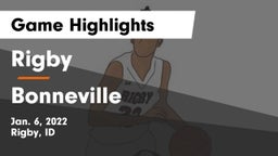 Rigby  vs Bonneville  Game Highlights - Jan. 6, 2022