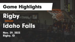 Rigby  vs Idaho Falls  Game Highlights - Nov. 29, 2023