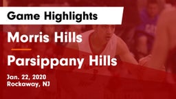 Morris Hills  vs Parsippany Hills  Game Highlights - Jan. 22, 2020