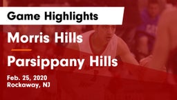Morris Hills  vs Parsippany Hills  Game Highlights - Feb. 25, 2020