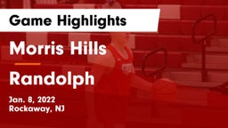 Morris Hills  vs Randolph  Game Highlights - Jan. 8, 2022