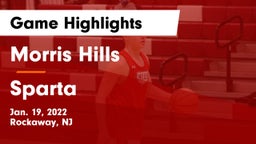 Morris Hills  vs Sparta  Game Highlights - Jan. 19, 2022