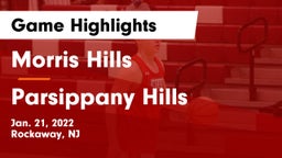 Morris Hills  vs Parsippany Hills  Game Highlights - Jan. 21, 2022
