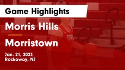 Morris Hills  vs Morristown  Game Highlights - Jan. 21, 2023