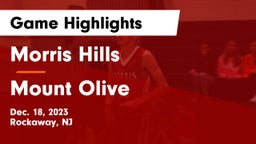 Morris Hills  vs Mount Olive  Game Highlights - Dec. 18, 2023