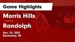 Morris Hills  vs Randolph  Game Highlights - Dec. 22, 2023