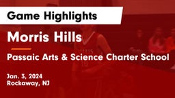Morris Hills  vs Passaic Arts & Science Charter School Game Highlights - Jan. 3, 2024