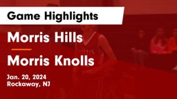 Morris Hills  vs Morris Knolls  Game Highlights - Jan. 20, 2024