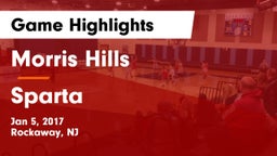 Morris Hills  vs Sparta  Game Highlights - Jan 5, 2017