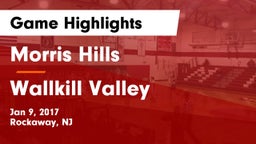 Morris Hills  vs Wallkill Valley  Game Highlights - Jan 9, 2017