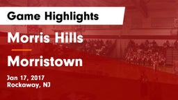 Morris Hills  vs Morristown  Game Highlights - Jan 17, 2017