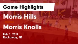 Morris Hills  vs Morris Knolls  Game Highlights - Feb 1, 2017
